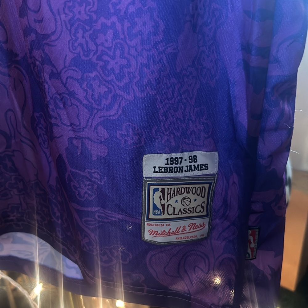 New Nike LeBron James Purple Swingman Jersey 4XL! NWT! - Picture 4 of 7